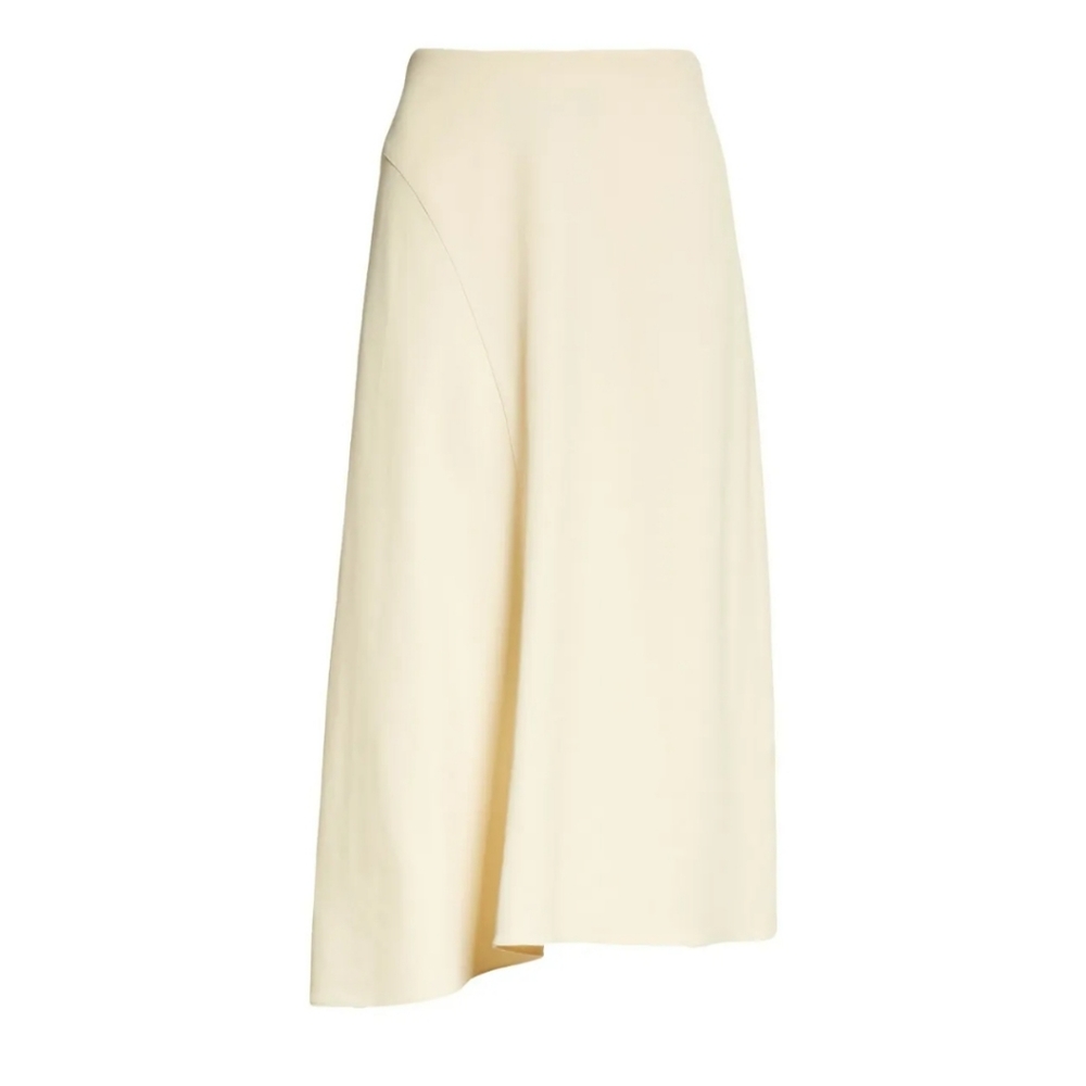Vince Cream Midi Skirt